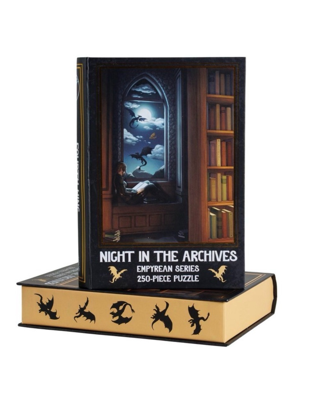 Fourth Wing Night In The Archives Empyrean Series 250 Piece Puzzle